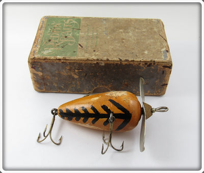 Vintage James L Donaly Yellow & Black Redfin Baits Floater Lure