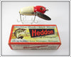 Vintage Heddon XRW Red & White Shore Crazy Crawler 2nd Lure