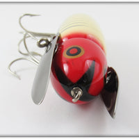 Heddon XRW Red & White Shore Crazy Crawler 2nd In Box
