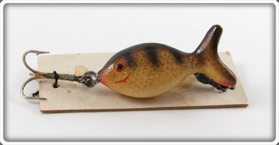 Vintage Unknown Bud Stewart Type Fly Rod Minnow On Card