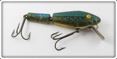 Vintage L&S #27 Transparent Blue Back & Speckles Bass Master Lure