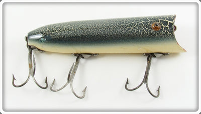 Vintage Heddon Green Crackleback Lucky 13 Lure 2500 GCB