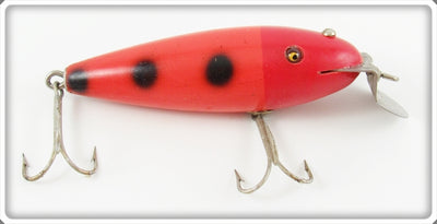 Creek Chub Orange Spotted Red Head Wiggler Lure 130 Special 