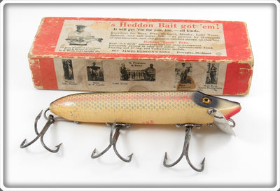 Vintage Heddon Shiner Scale 7549P Great Vamp Lure In 7350 Box
