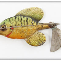 Vintage Fred Arbogast Tin Liz Sunfish Lure