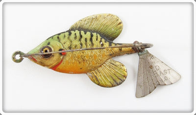 Vintage Fred Arbogast Tin Liz Sunfish Lure