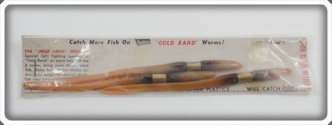 Heddon Pack Of Gold Band Worms