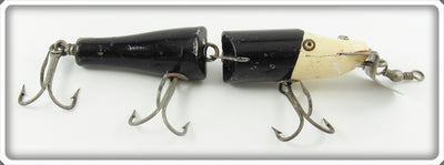 Creek Chub Black White Slant Head Jointed Snook Pikie 5511 Special