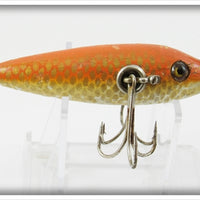 Vintage Heddon Dowagiac Goldfish 100 Three Hook Minnow 109K Lure