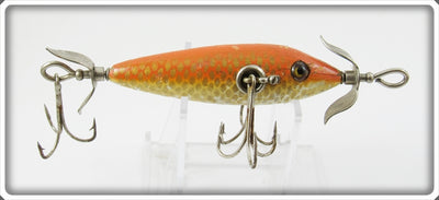 Vintage Heddon Dowagiac Goldfish 100 Three Hook Minnow 109K Lure