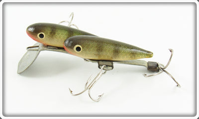 Vintage Staley Johnson Perch Twin Minn Lure