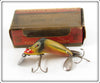 Vintage W. J. Jamison Co Yellow Perch Wig L Twin Lure In Box