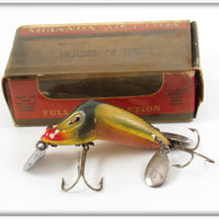 Vintage W. J. Jamison Co Yellow Perch Wig L Twin Lure In Box