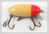 Vintage Clark's White Red Head Dent Eye Water Scout Lure