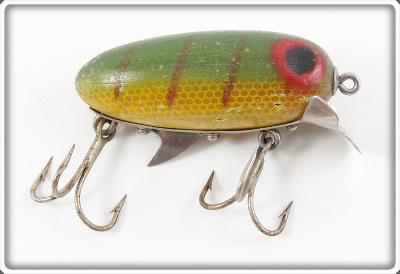 clark water scout fishing lure Vintage Clark's Perch Scale Dent Eye Water Scout Lure For Sale
