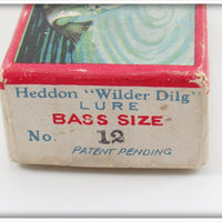 Heddon Yellow Bob Davis Bass Size Wilder Dilg In Box 12