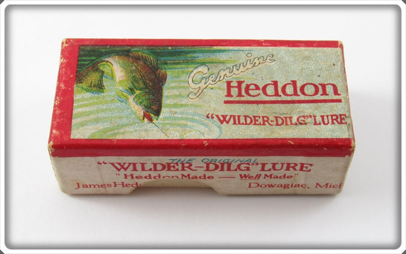 Heddon Irvin Cobb Trout Size Wilder Dilg Lure 30 Empty Box