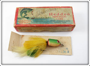 Vintage Heddon Dilg's Own Wilder Dilg Fly Rod Lure 11 In Box