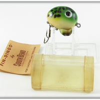 South Bend Spotted Frog Fin Dingo Lure In Tube 1965 FR