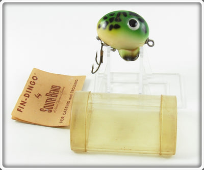 South Bend Spotted Frog Fin Dingo Lure In Tube 1965 FR