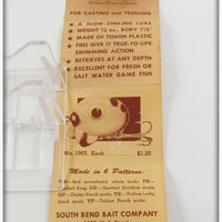 South Bend Spotted Frog Fin Dingo In Tube 1965 FR