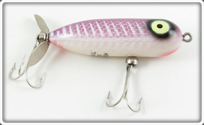 Heddon Purple Scale White Ribs Baby Torpedo Lure 120 PSWB 