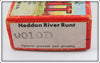 Heddon Green Scale Midget River Runt Empty Box 9010 D