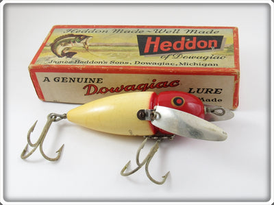 Heddon Red Head White Musky Crazy Crawler Lure In Box 2150-RH