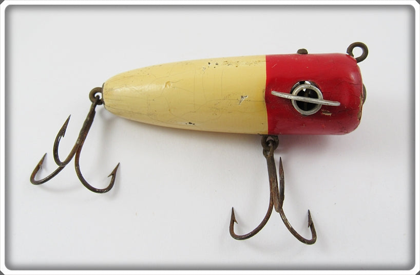 bat fishing lure Vintage Drake's Red & White Sea Bat Lure For Sale