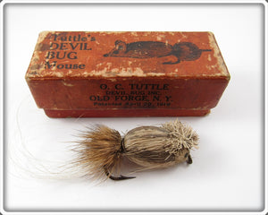 O.C. Tuttle Tuttle's Devil Bug Mouse Fly Rod Lure In Box