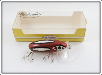 Arbogast Seein's Believin' Clear Plastic Lip Chipmunk Jitterbug In Box