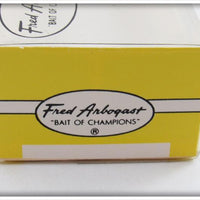Arbogast Seein's Believin' Clear Plastic Lip Chipmunk Jitterbug In Box