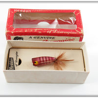 Vintage Heddon Brown/Purple Popper Spook Lure In Box 940BR