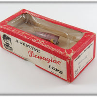 Heddon Brown/Purple Popper Spook In Box