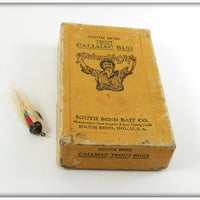 Vintage South Bend Royal Callmac Trout Bug Lure In Box 31