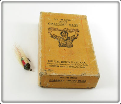 Vintage South Bend Royal Callmac Trout Bug Lure In Box 31