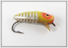 Vintage Heddon Yellow Shore Runtie Spook Lure 959XRY