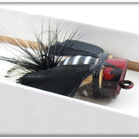 Heddon Black & White Bass Bug Spook In Box