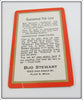 Bud Stewart Flyer, Envelope & Directions Card Lot