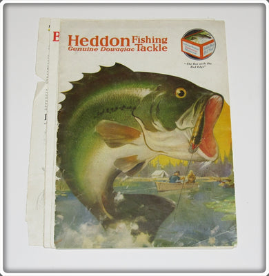 Vintage 1926 Heddon Genuine Dowagiac Fishing Tackle Catalog