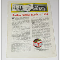 1926 Heddon Fishing Tackle Catalog