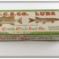 Creek Chub Western Auto Red Devil Crawdad Empty Box V364 