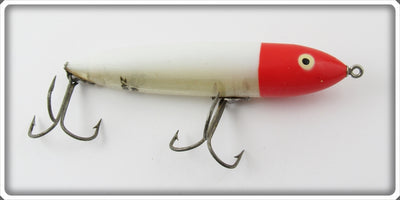 Vintage Heddon Early Red Head White Zara Spook Lure 9250 RH