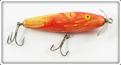 Horrocks Ibbotson Co Swirl Finish Topwater Minnow Lure 