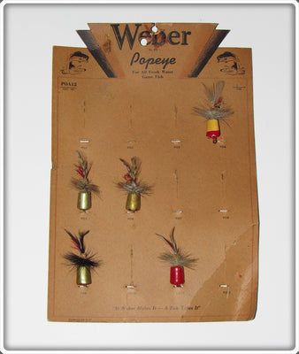 Vintage Weber Popeye Lure Dealer Display