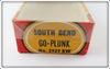 South Bend Red & White Go Plunk In Correct Box