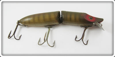 Vintage Heddon Natural Scale Early Jointed Vamp Spook Lure 9739R