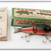 Vintage Creek Chub Redside Dace Wigglefish Lure In Box 2405