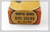 South Bend Red Arrowhead White Dive Oreno In Box 954 RW