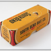 South Bend Red Arrowhead White Dive Oreno In Box